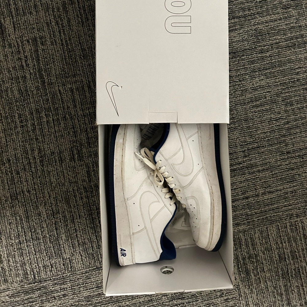 Nike Air Force one. Blue/white colorway